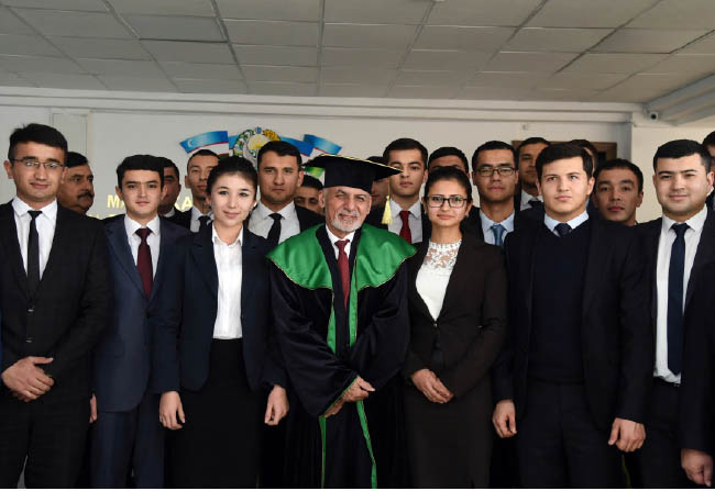 Ghani Awarded Title of Honorary Doctor of Bukhara State University